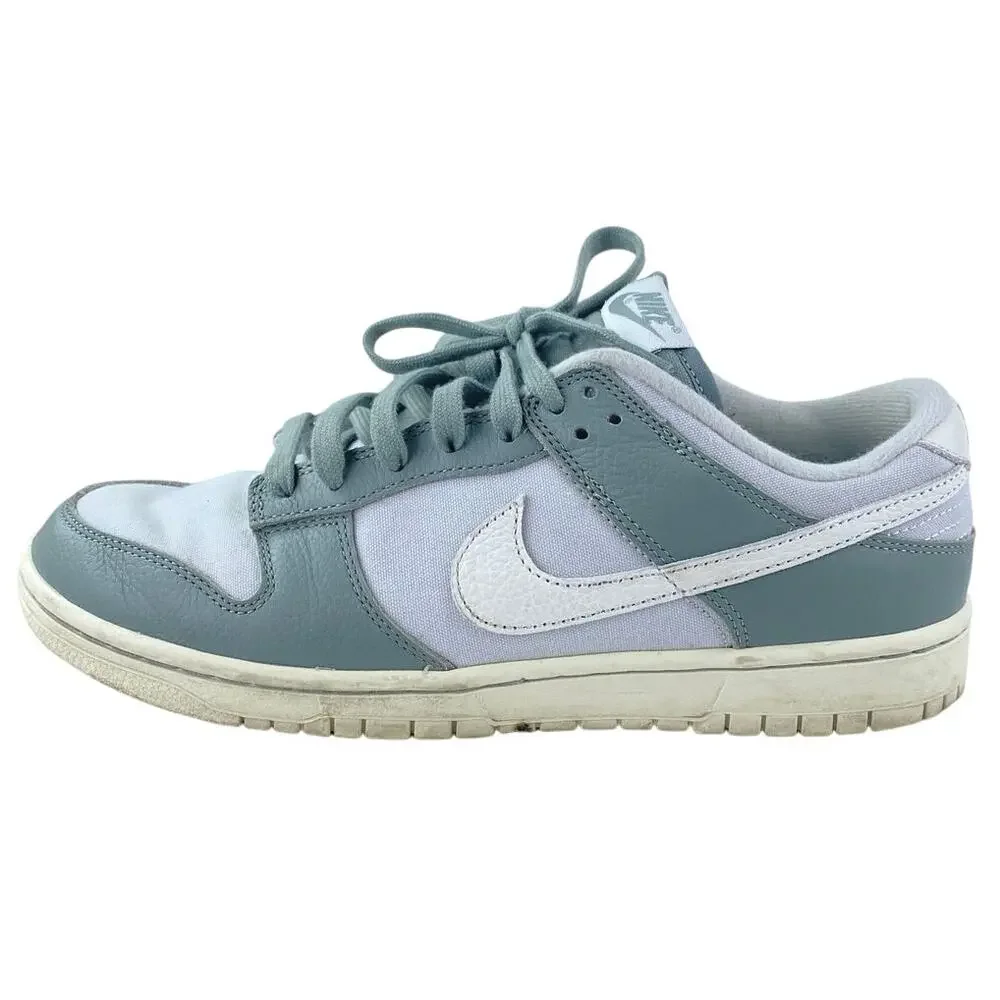 Nike Dunk Low Mica Green Sail Men's Lace Up Low Top Sneakers Shoes Size 9.5